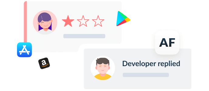 Process user reviews with 2 clicks