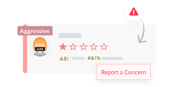 Report spam and fake reviews