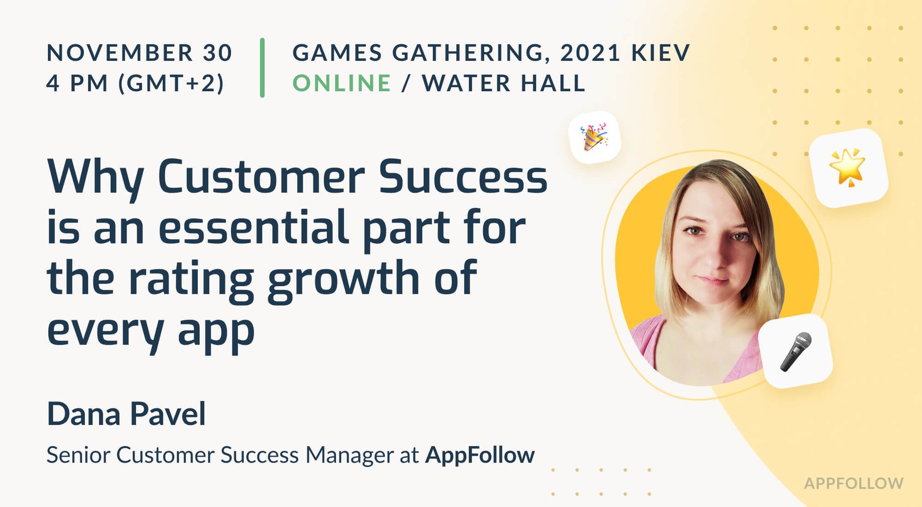 AppFollow’s perspective about the app reply effect on conversion & acquisition rates Games Gathering 2021 Kiev
