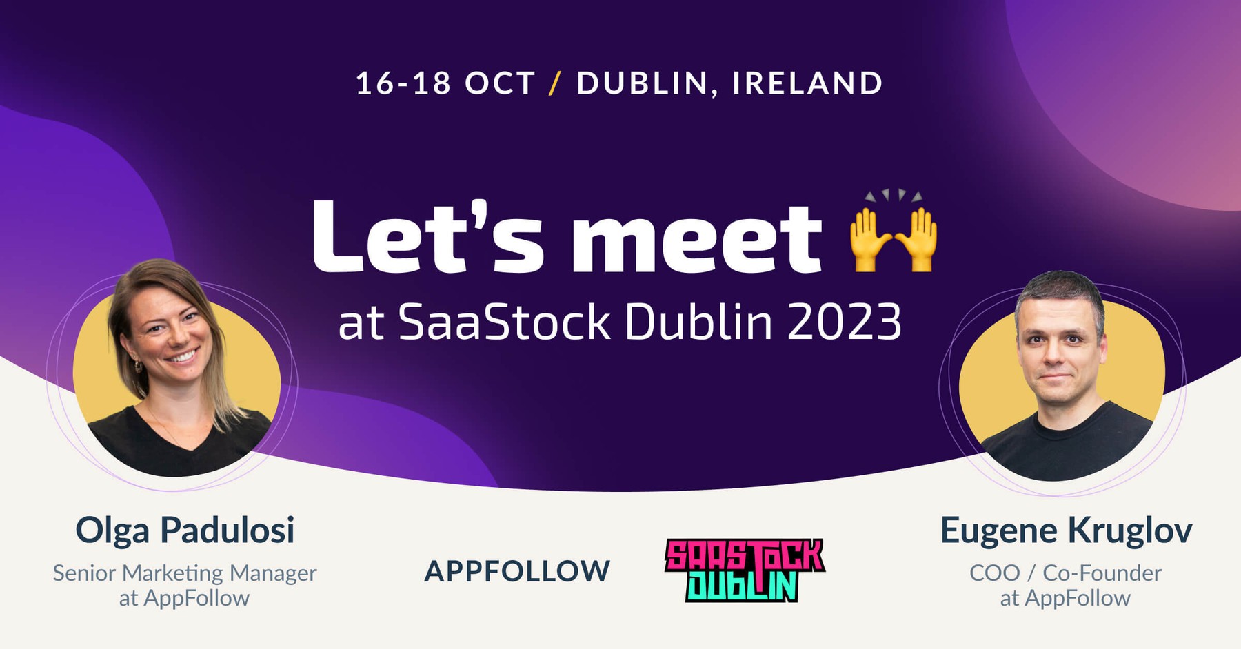 AppFollow at SaaStock Dublin 2023: Join Us for SaaS Insights and Networking!