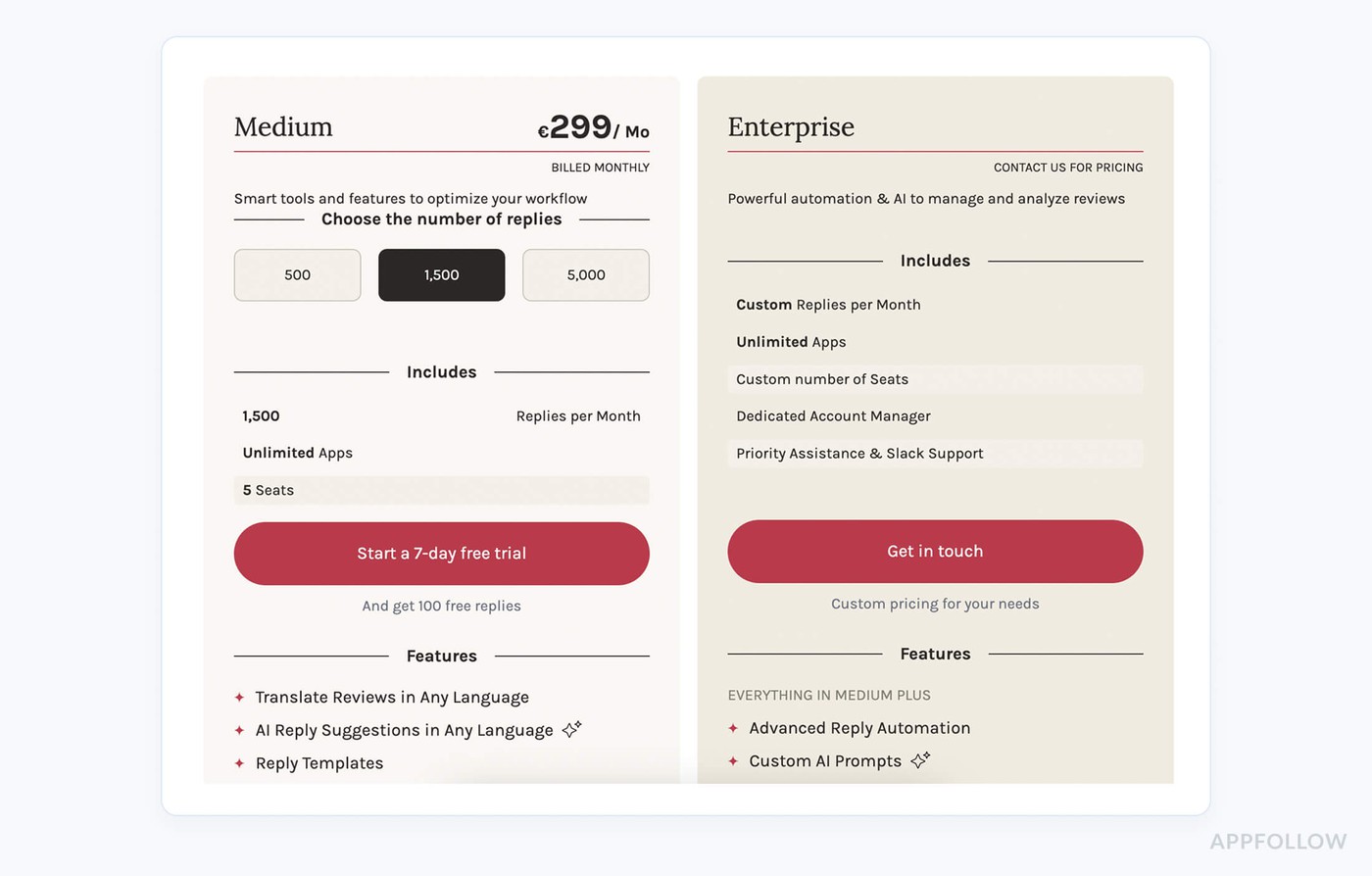 Google play store review management software apptweak pricing