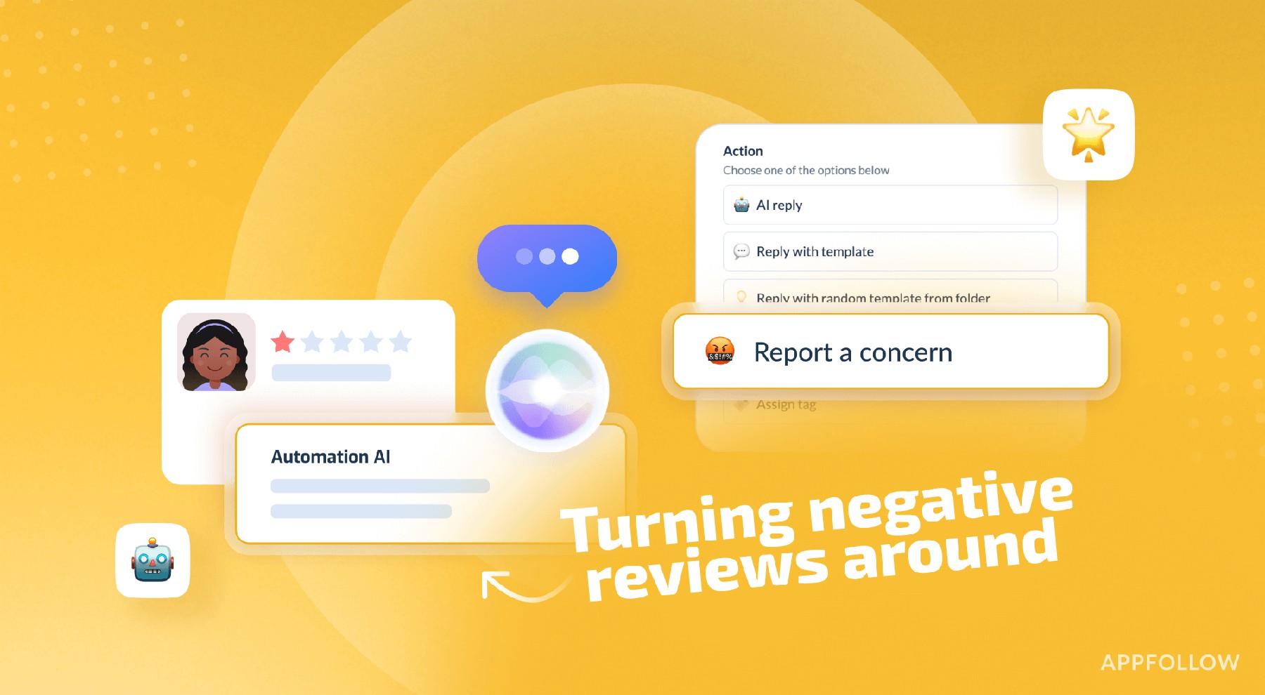 Turning negative reviews around (direct workflow)