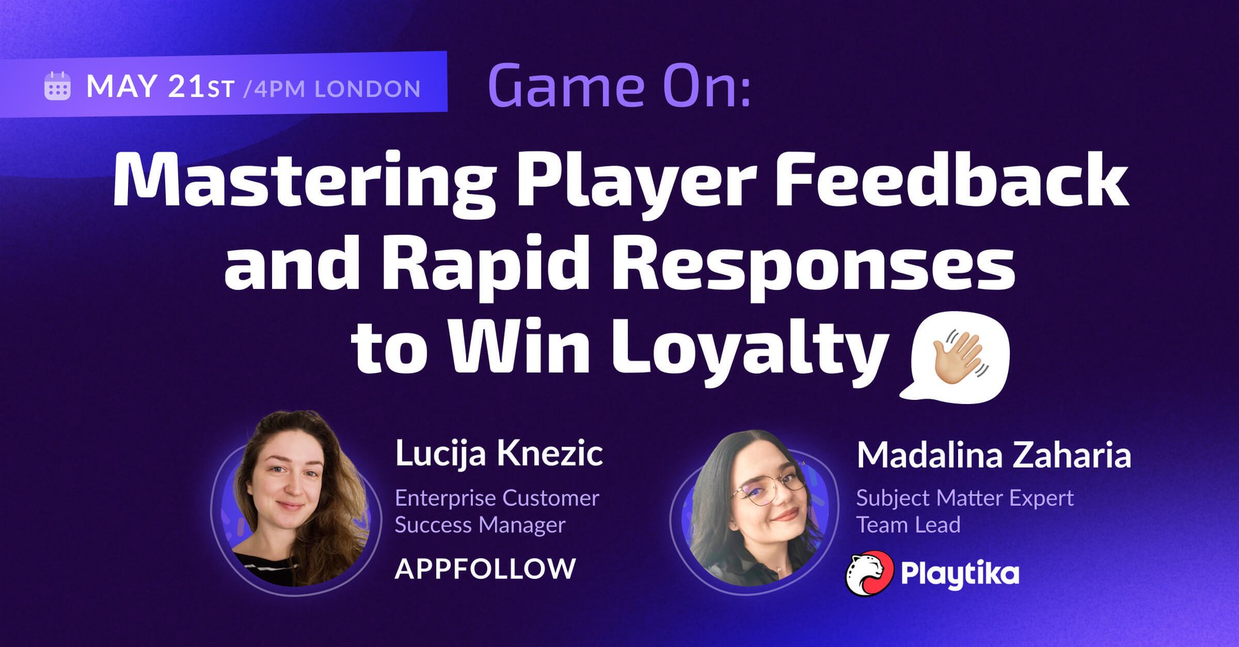[Recording] Game On: Mastering Player Feedback and Rapid Responses to Win Loyalty