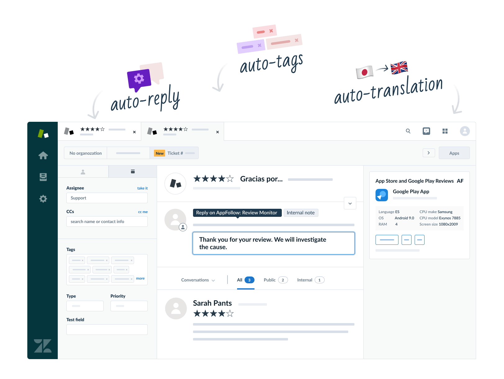 Increase team efficiency with automated app review management