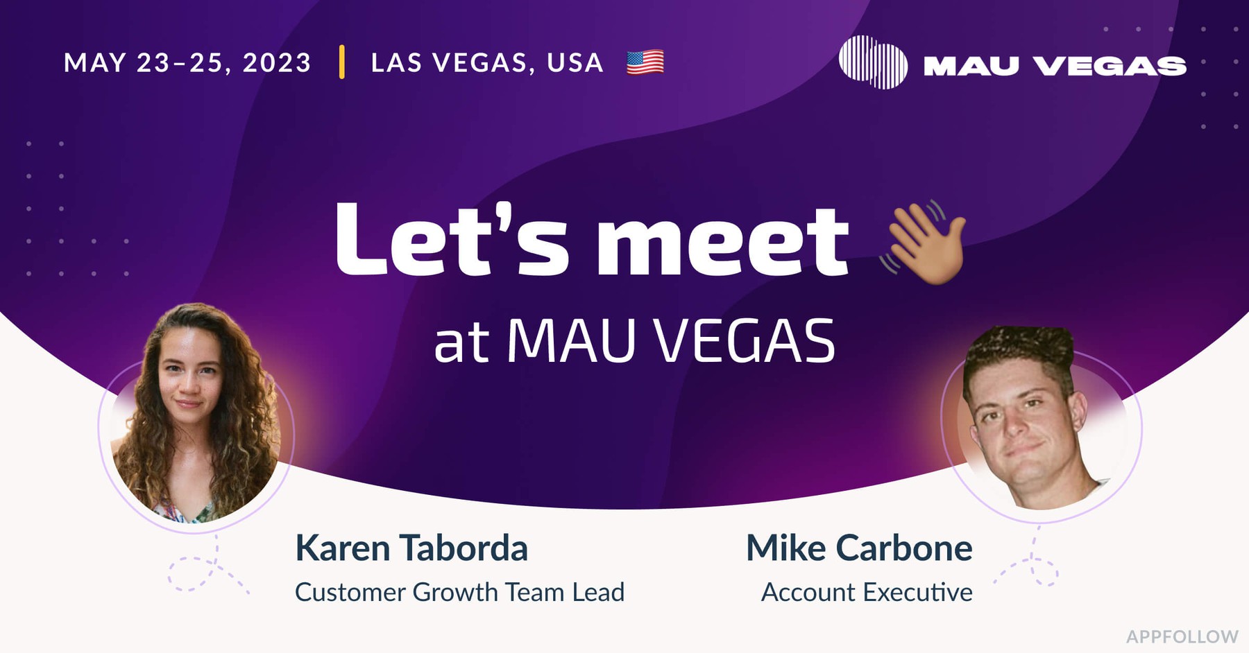 Meet the AppFollow team at MAU Vegas 2023 in Las Vegas