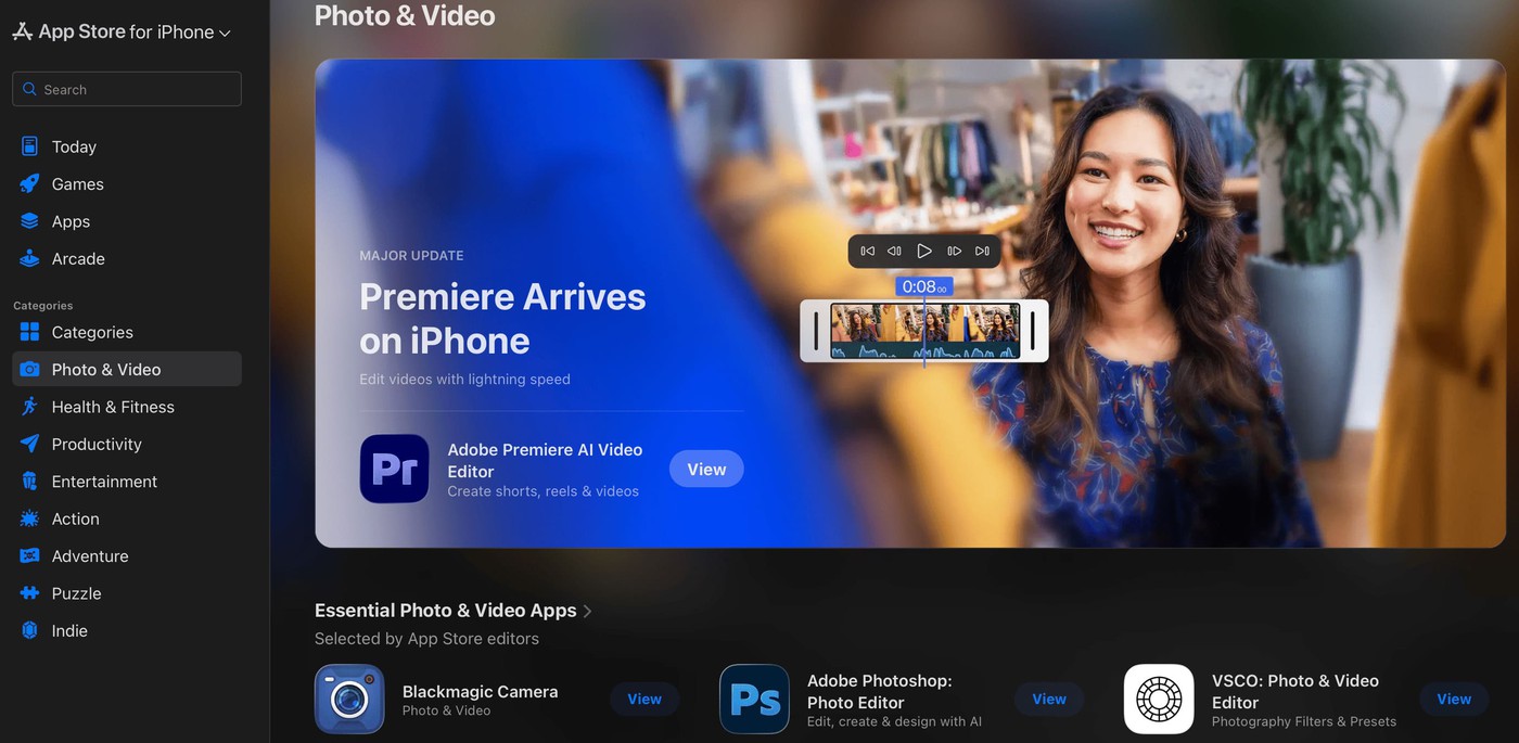 app category