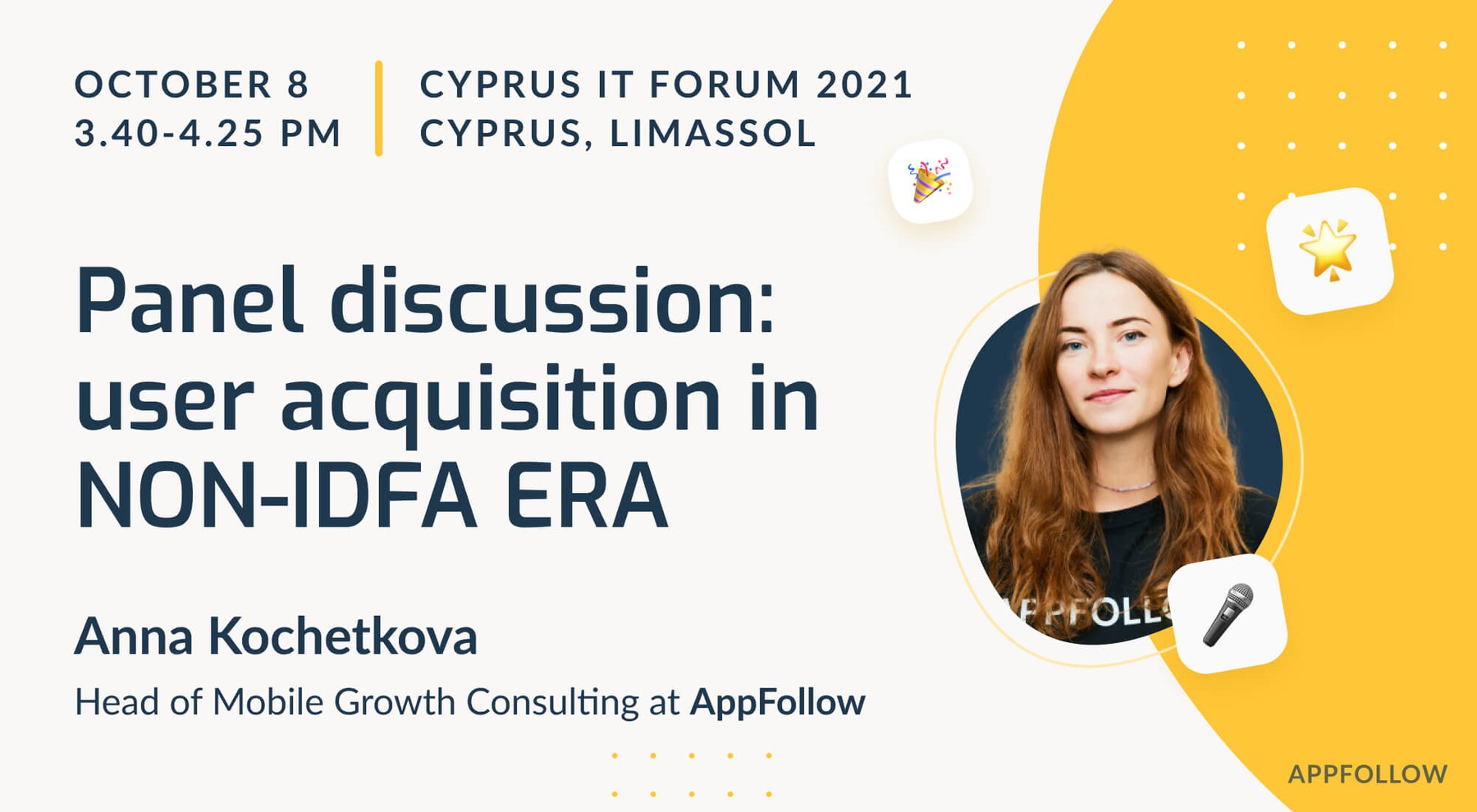 AppFollow at Cyprus IT Forum 2021