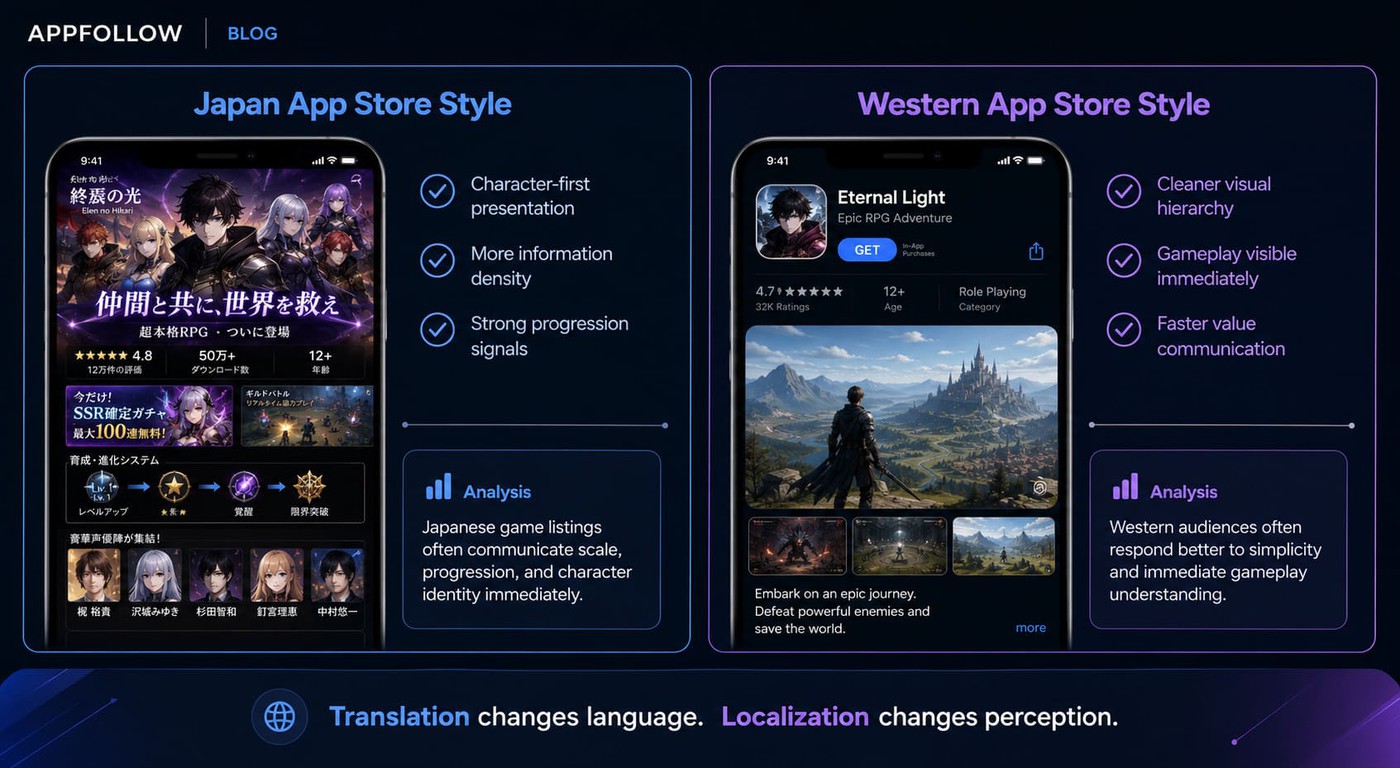 ASO for games localisation