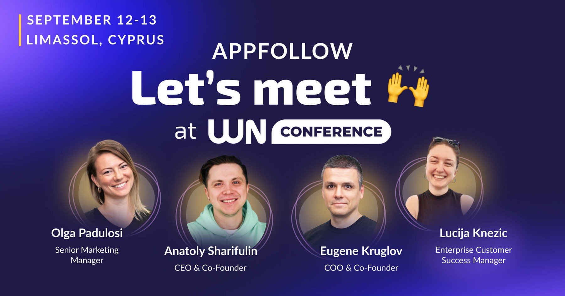 Meet the AppFollow Team at WN Conference 2024 in Cyprus