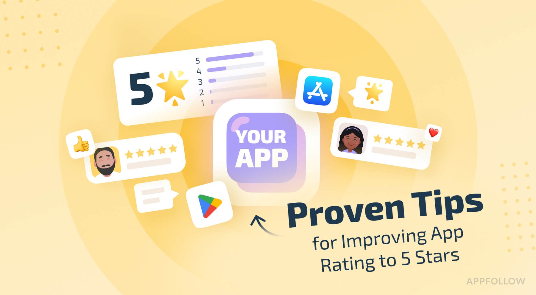 Proven Tips for Improving iOS App Store & Google Play Ratings to 5 Stars