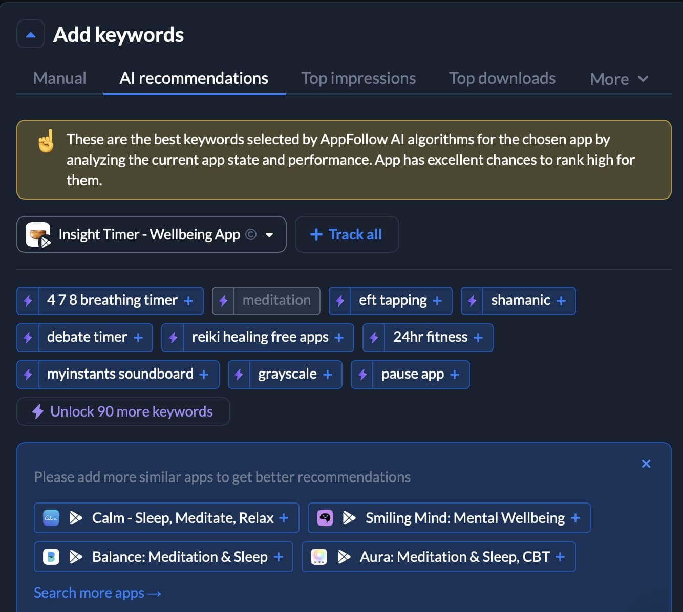 Appfollow AI recommendations