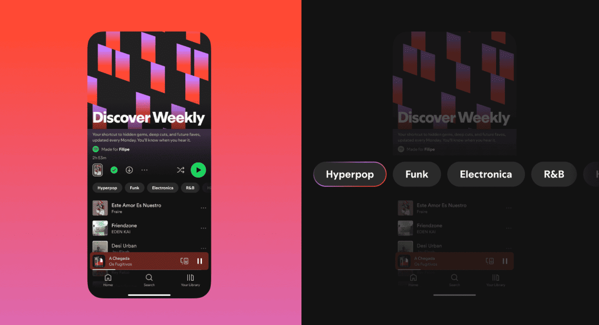 app personalisation
