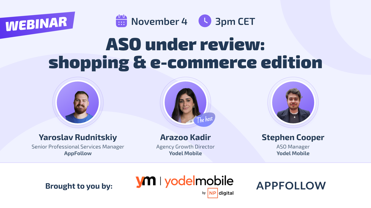 ASO Under Review: Shopping & E-commerce Edition