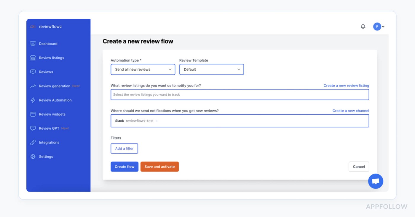app review management software Reviewflowz
