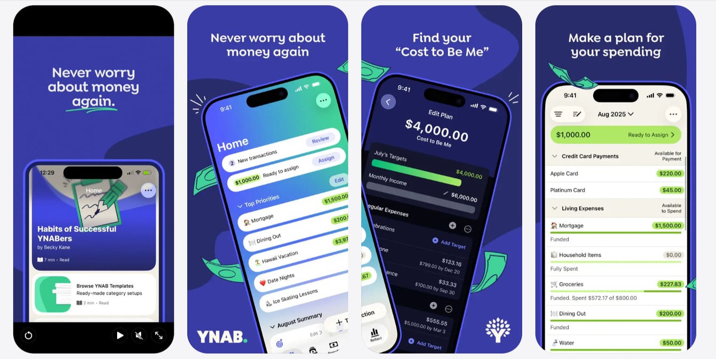 App screenshots