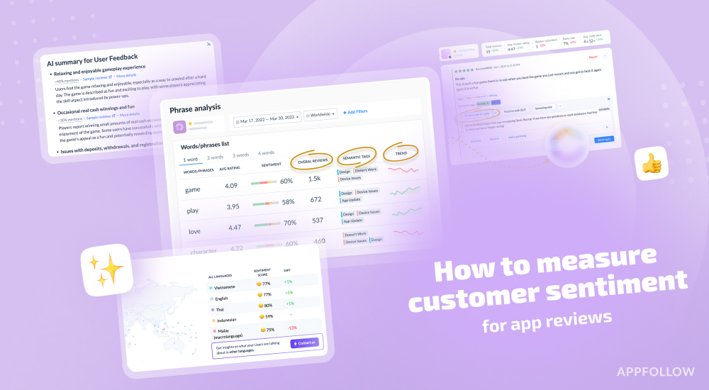 How to measure customer sentiment for app reviews [7 metrics]