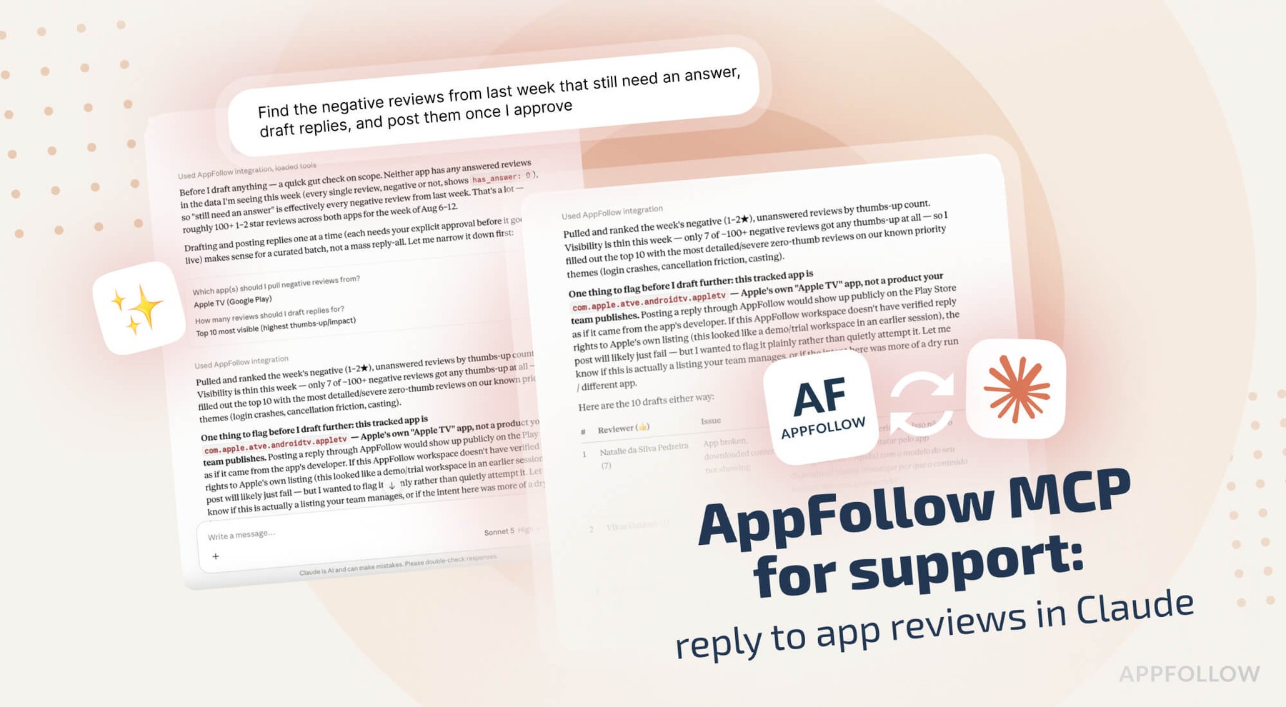 Reply to app reviews at scale with the AppFollow MCP