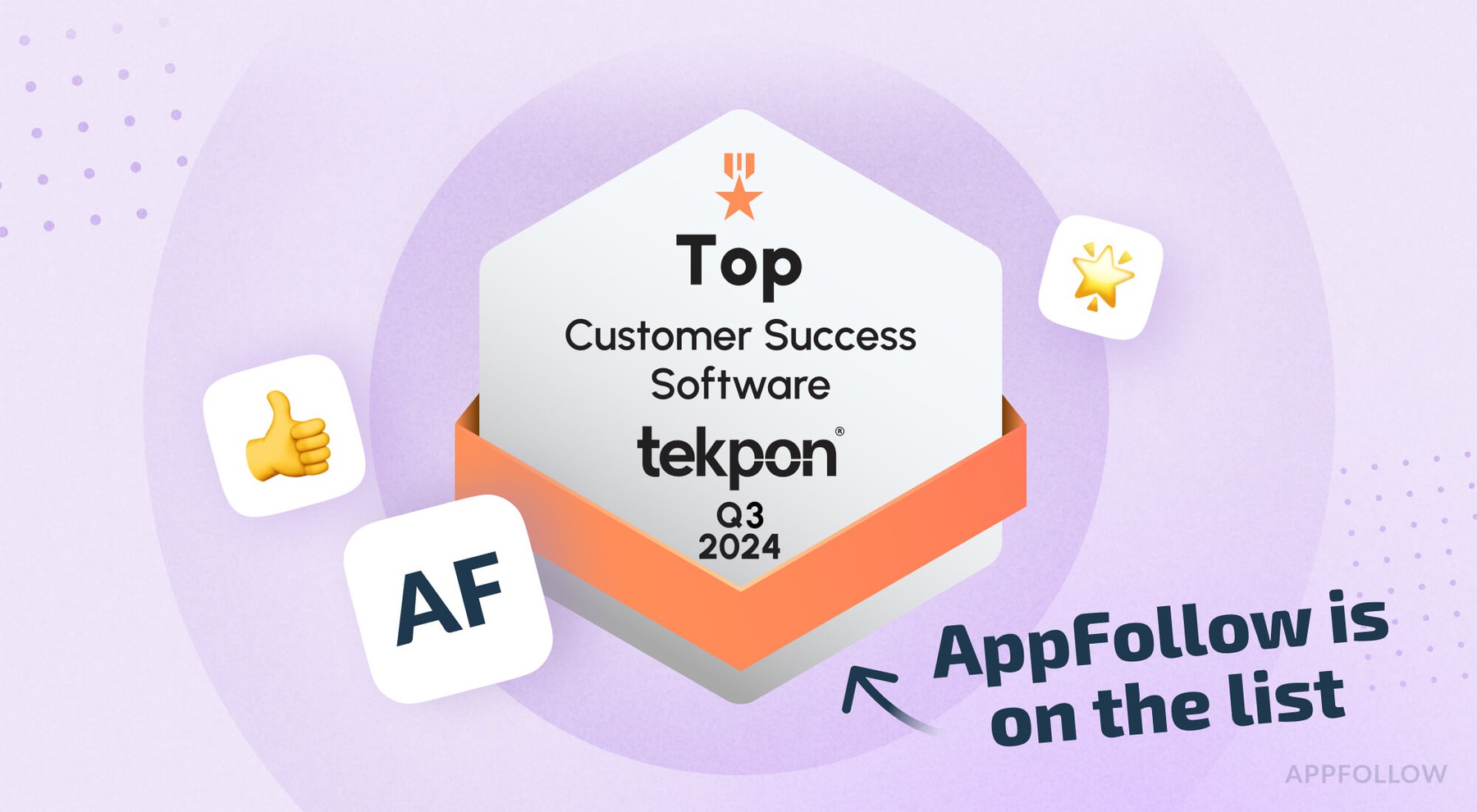 AppFollow wins Top Customer Success Software for Enhancing Business Relationships 2024 Tekpon Award