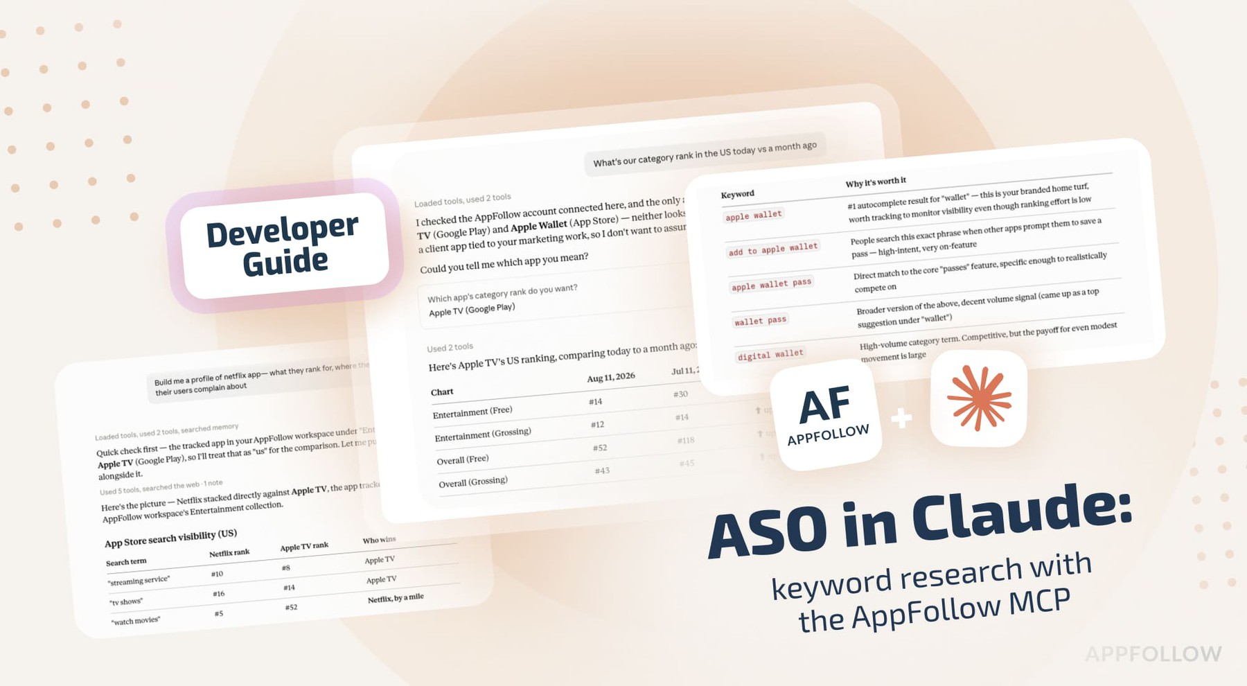 ASO in Claude: keyword research with the AppFollow MCP