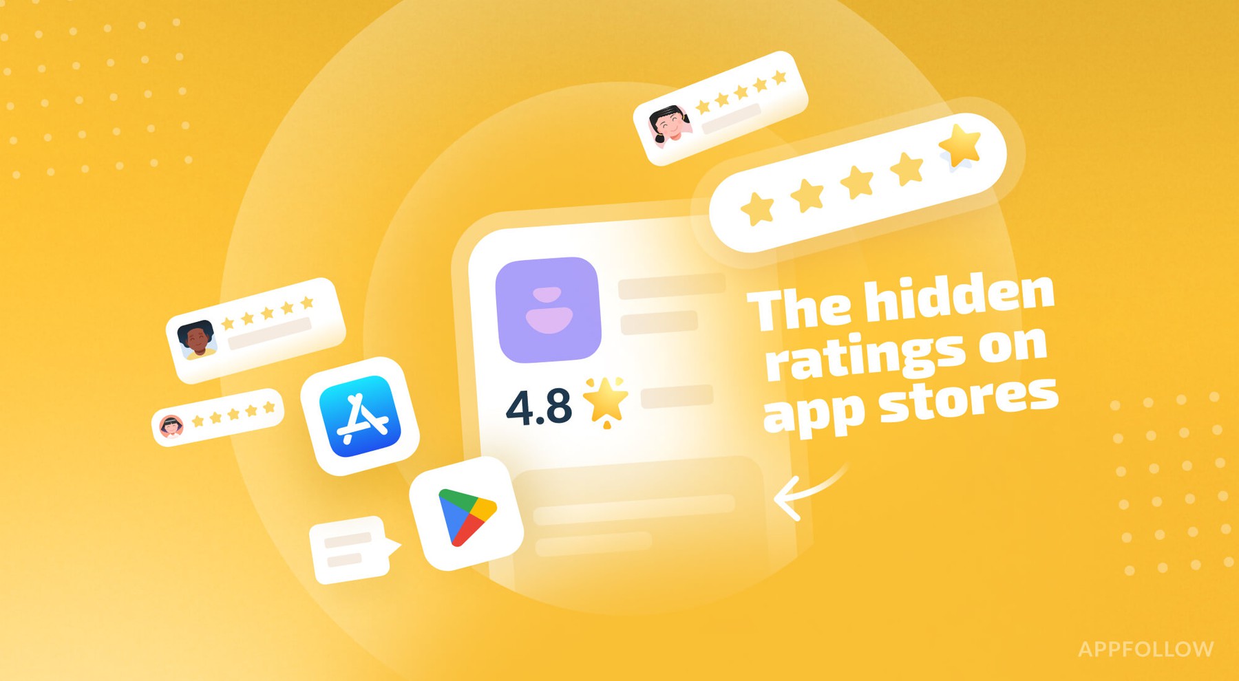 The (true) hidden ratings on app stores