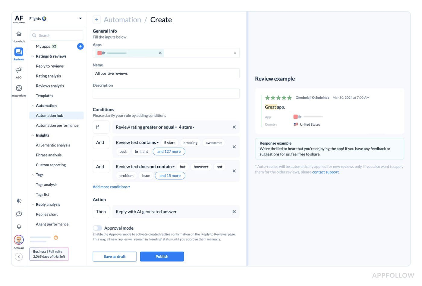 Appfollow AI assistant