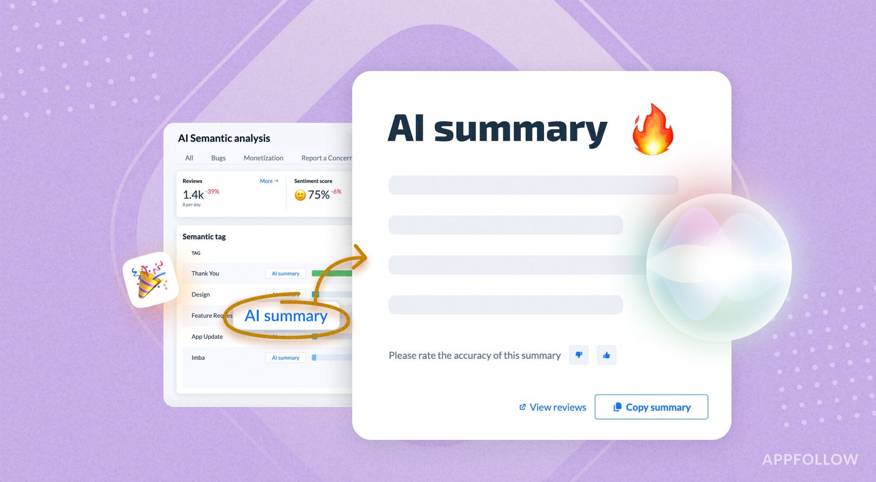 AI Summary for App Reviews