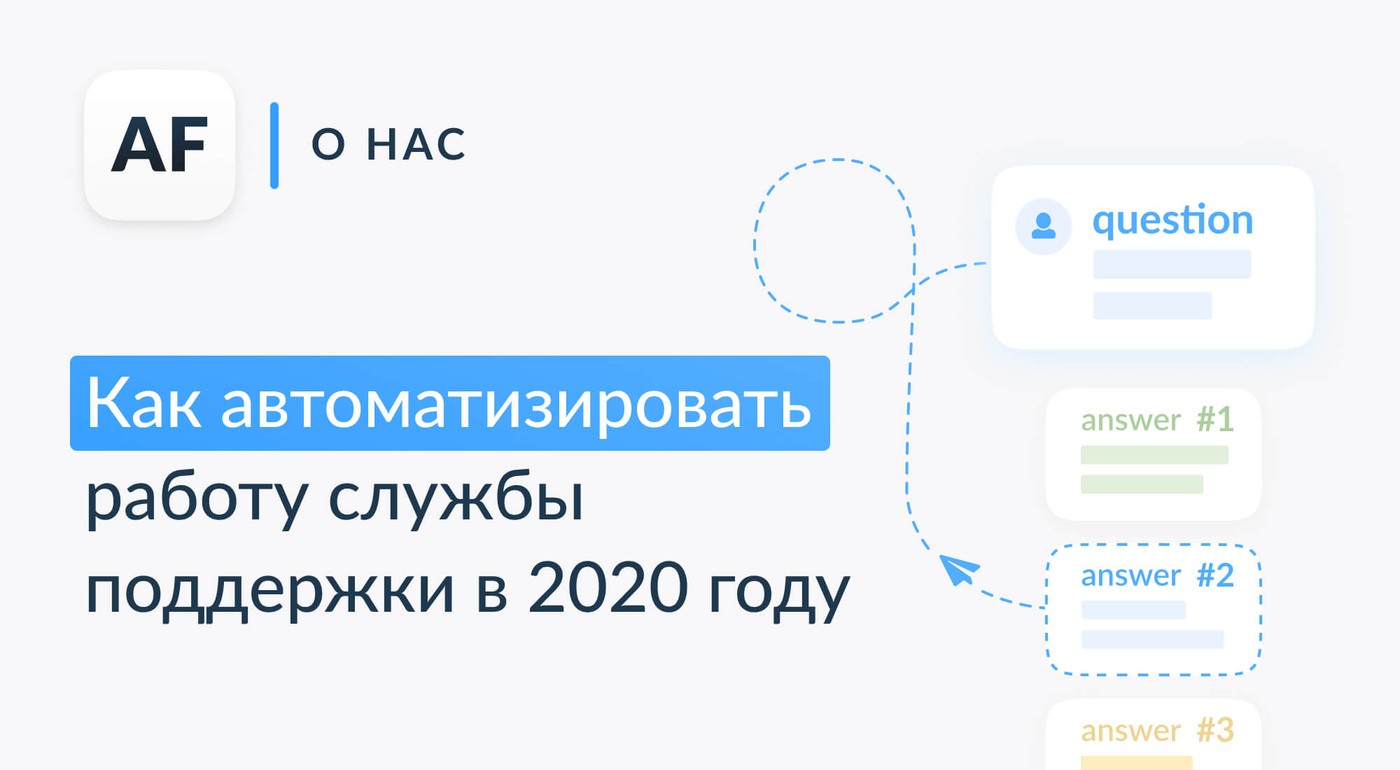 Как автоматизировать работу службы поддержки в 2020 году