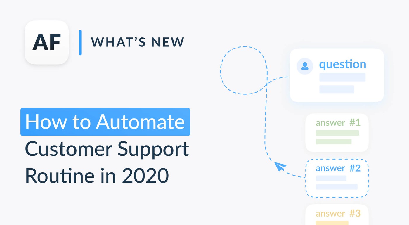 How to automate customer support routine in 2020