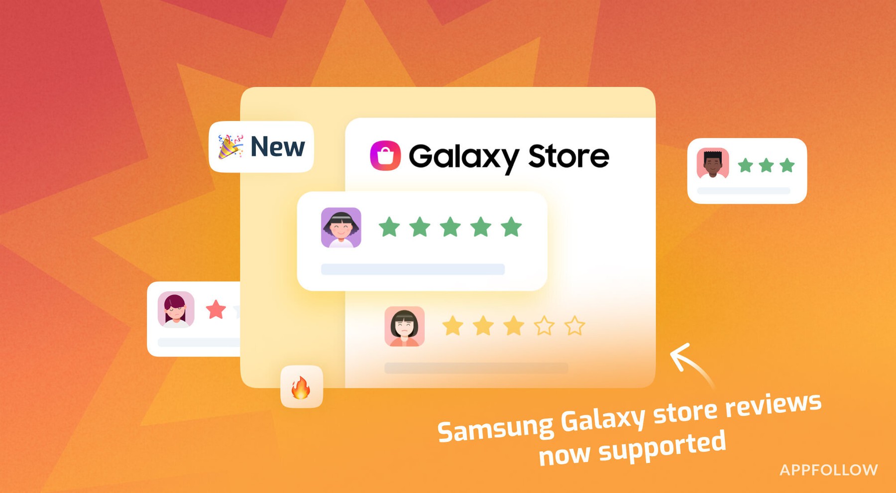 Samsung Galaxy store reviews now supported!